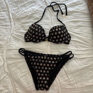 MinkPink Cheetah Print Bikini Set